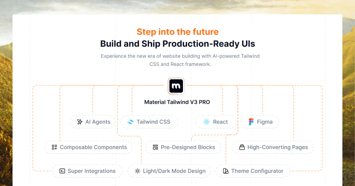 Material Tailwind V3 PRO