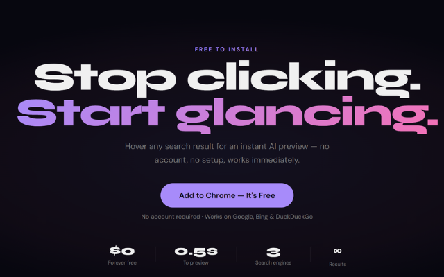 Glance — AI Search Previews gallery image