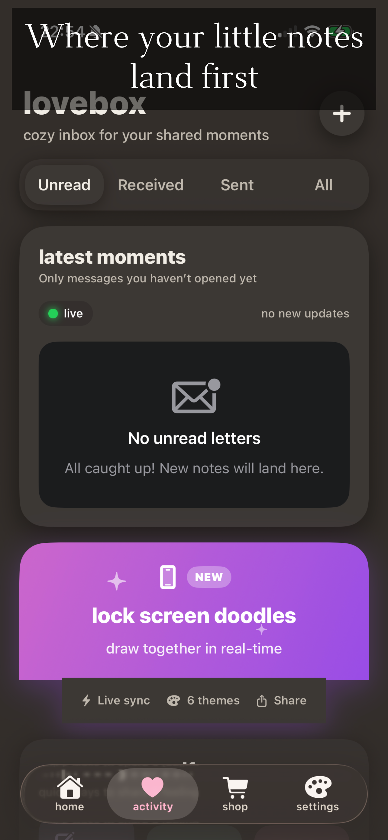 doodleduo: cozy couple app - Screenshot 4 showing product features and functionality