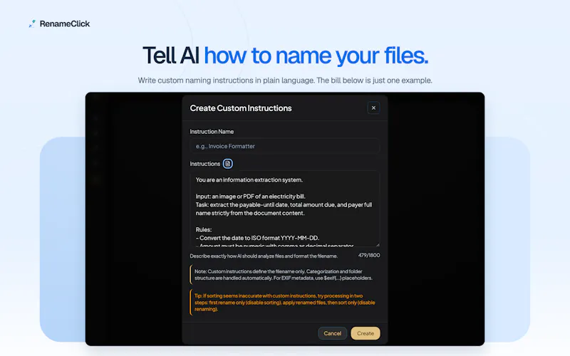 RenameClick screenshot 8