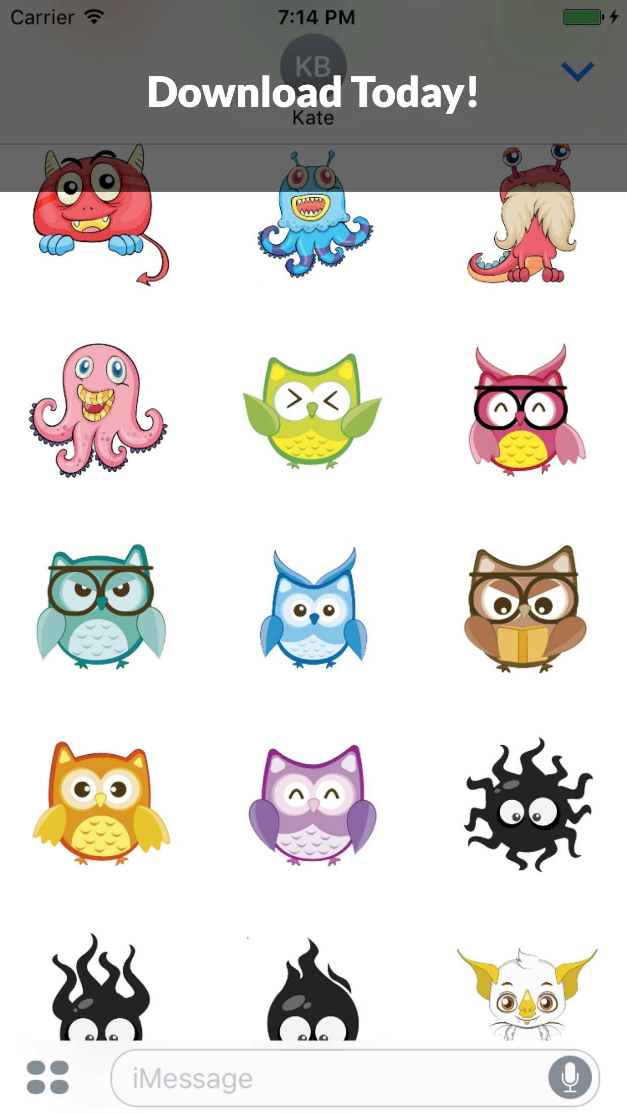 Adorbster Stickers for iMessage! gallery image