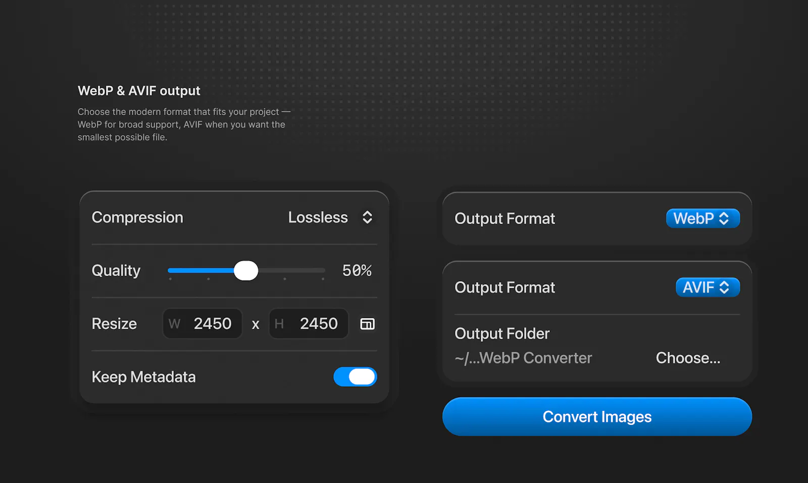 TinyWebP screenshot 4