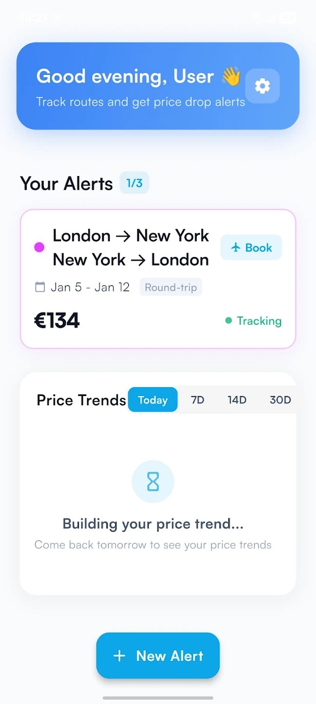 TripDrop - Flights Price Tracking - Screenshot 3 showing product features and functionality