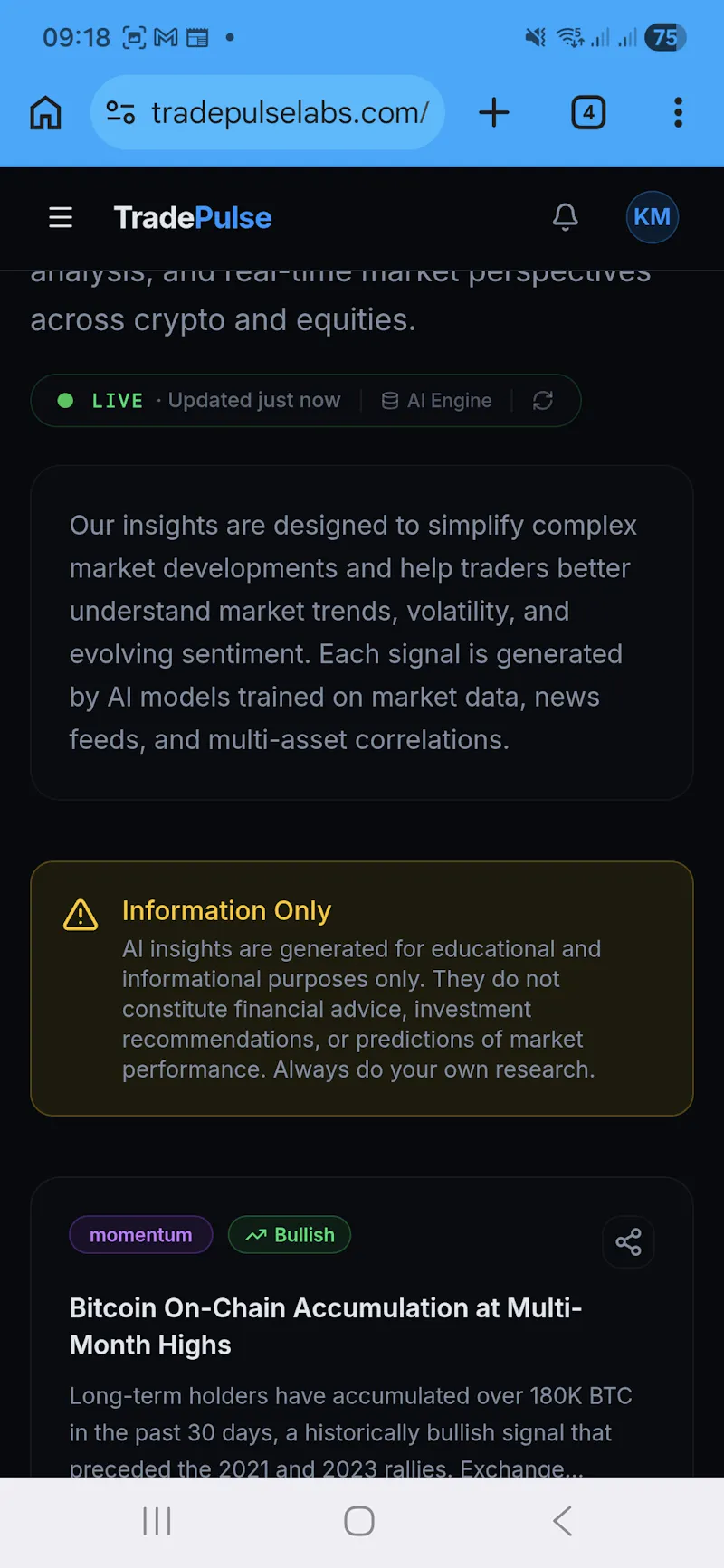 TradePulse screenshot 4