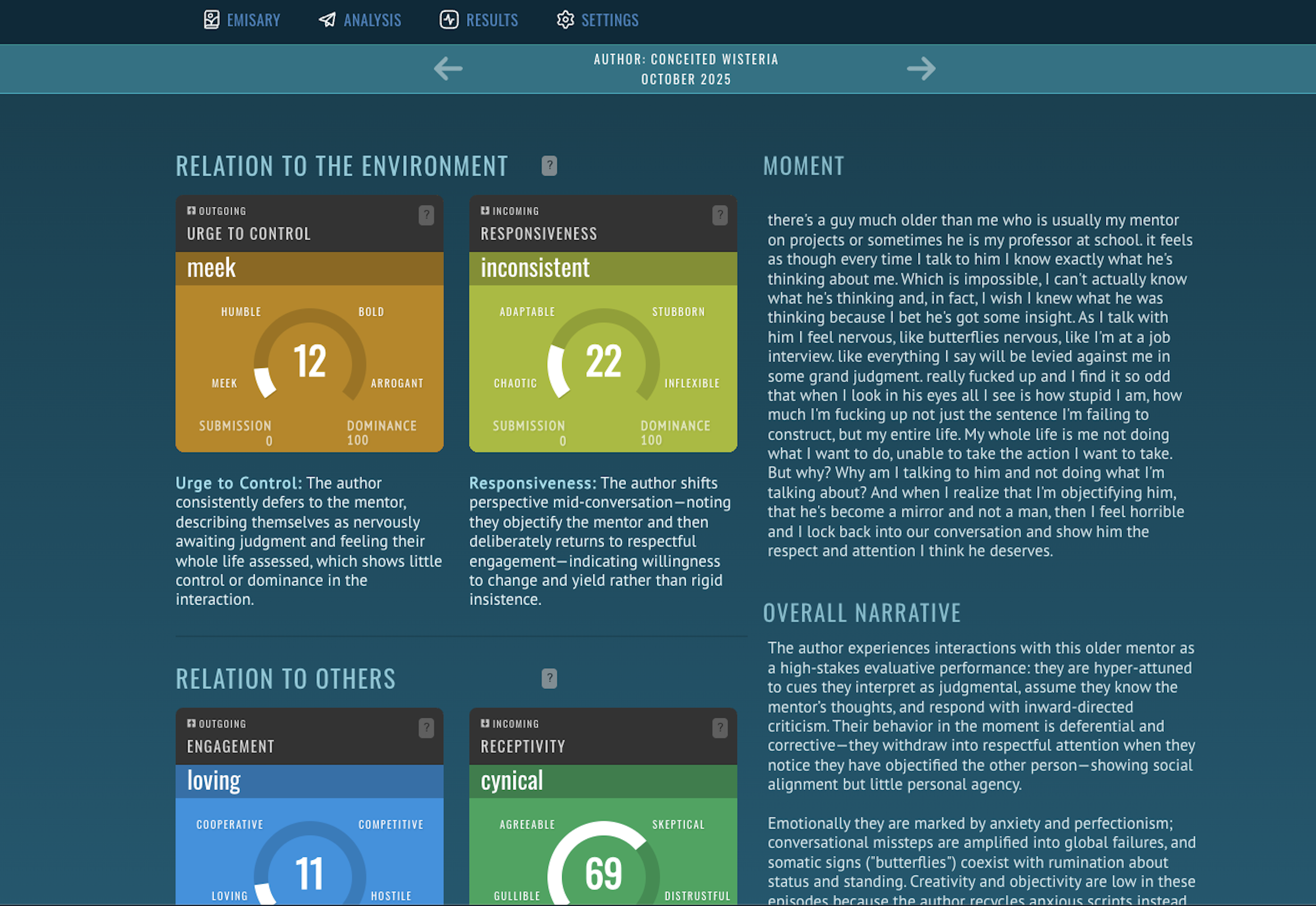 Emisary - Screenshot 5 showing product features and functionality