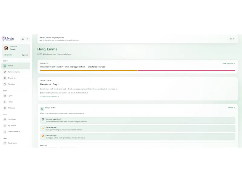 Ovaio™ screenshot 4