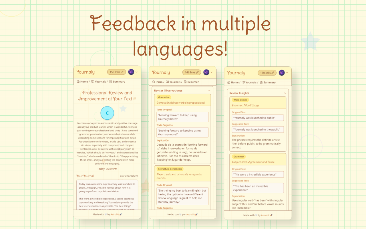 Yournaly gallery image