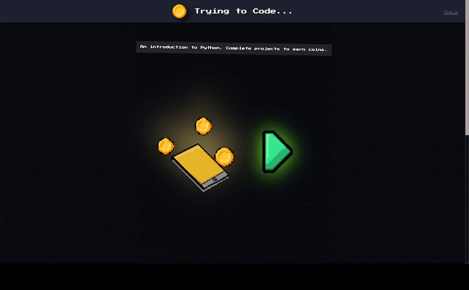 Trying to Code screenshot 2