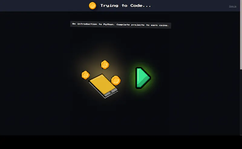 Trying to Code screenshot 2