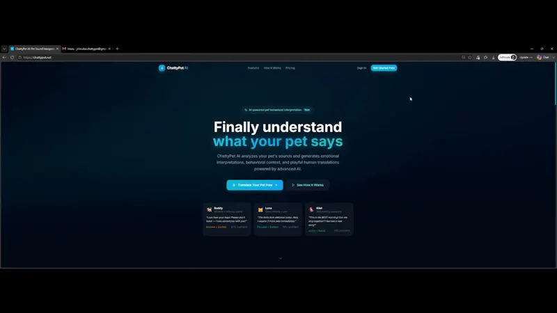chattypet screenshot 1 (video preview)
