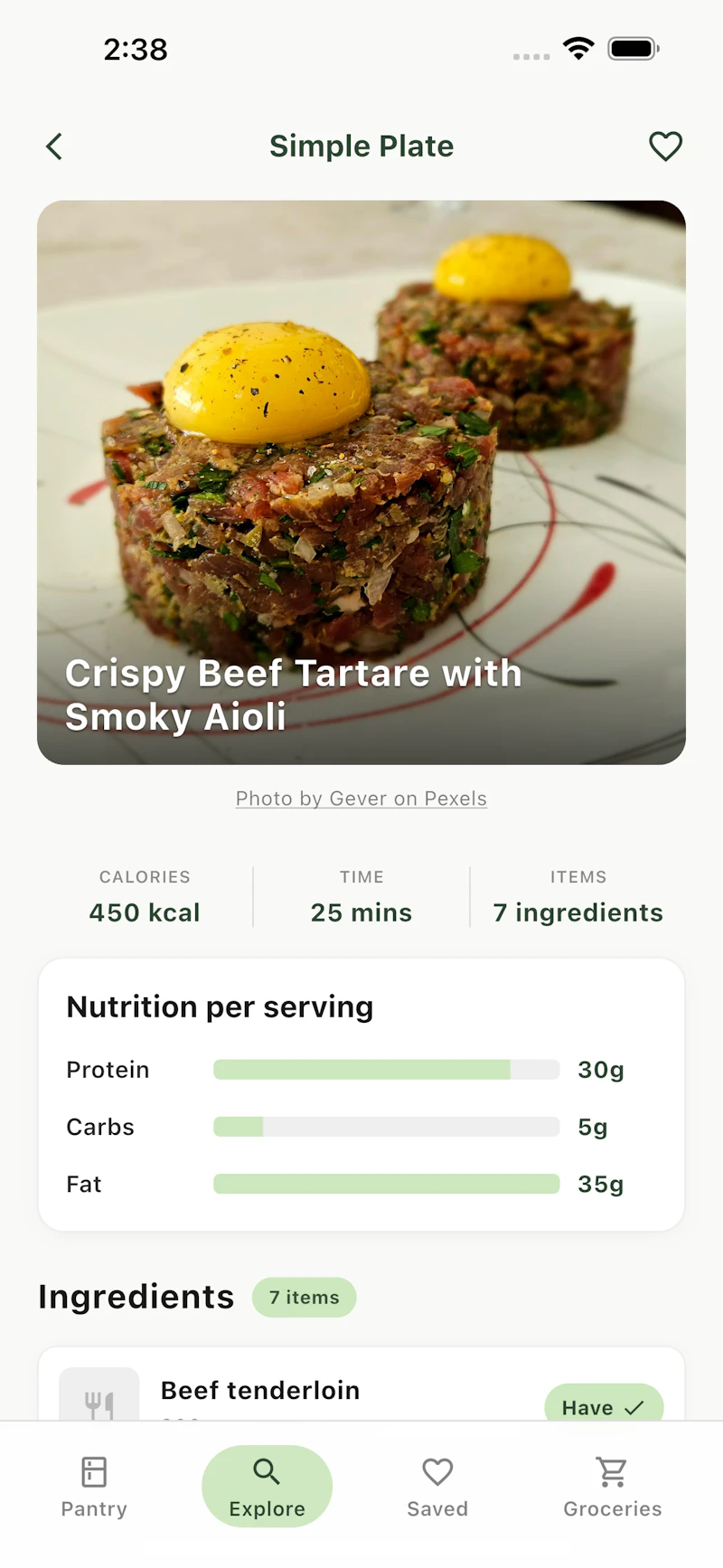 Simple Plate — Cook What You Have screenshot 6