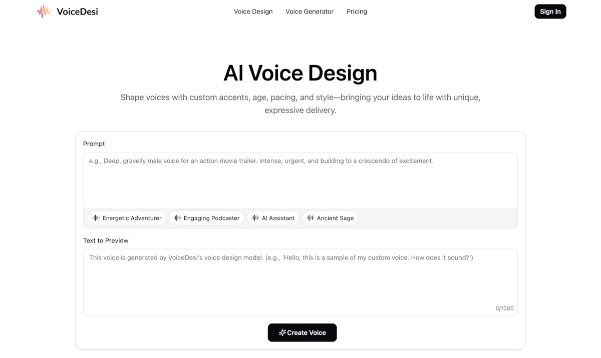 VoiceDesi