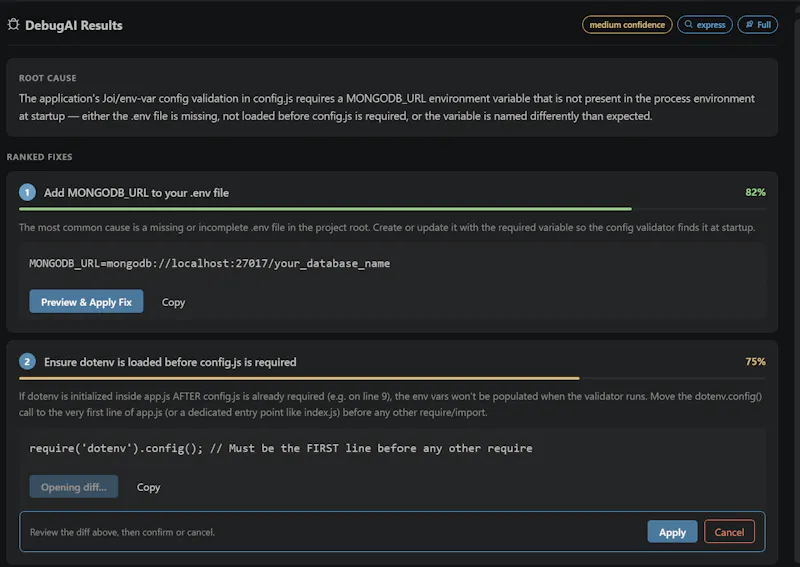 debugai screenshot 7