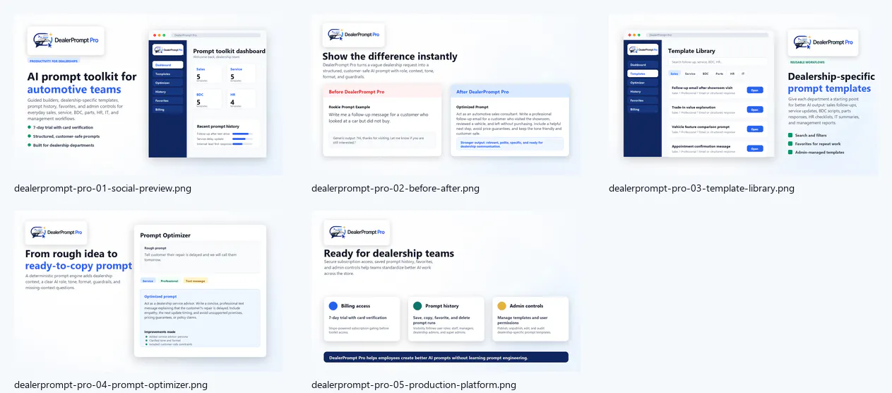DealerPrompt Pro 截图 1