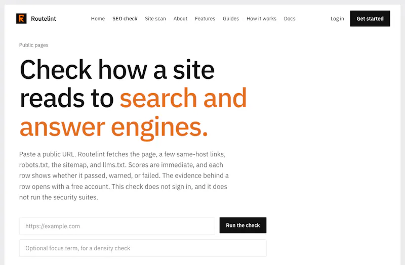 Routelint screenshot 3