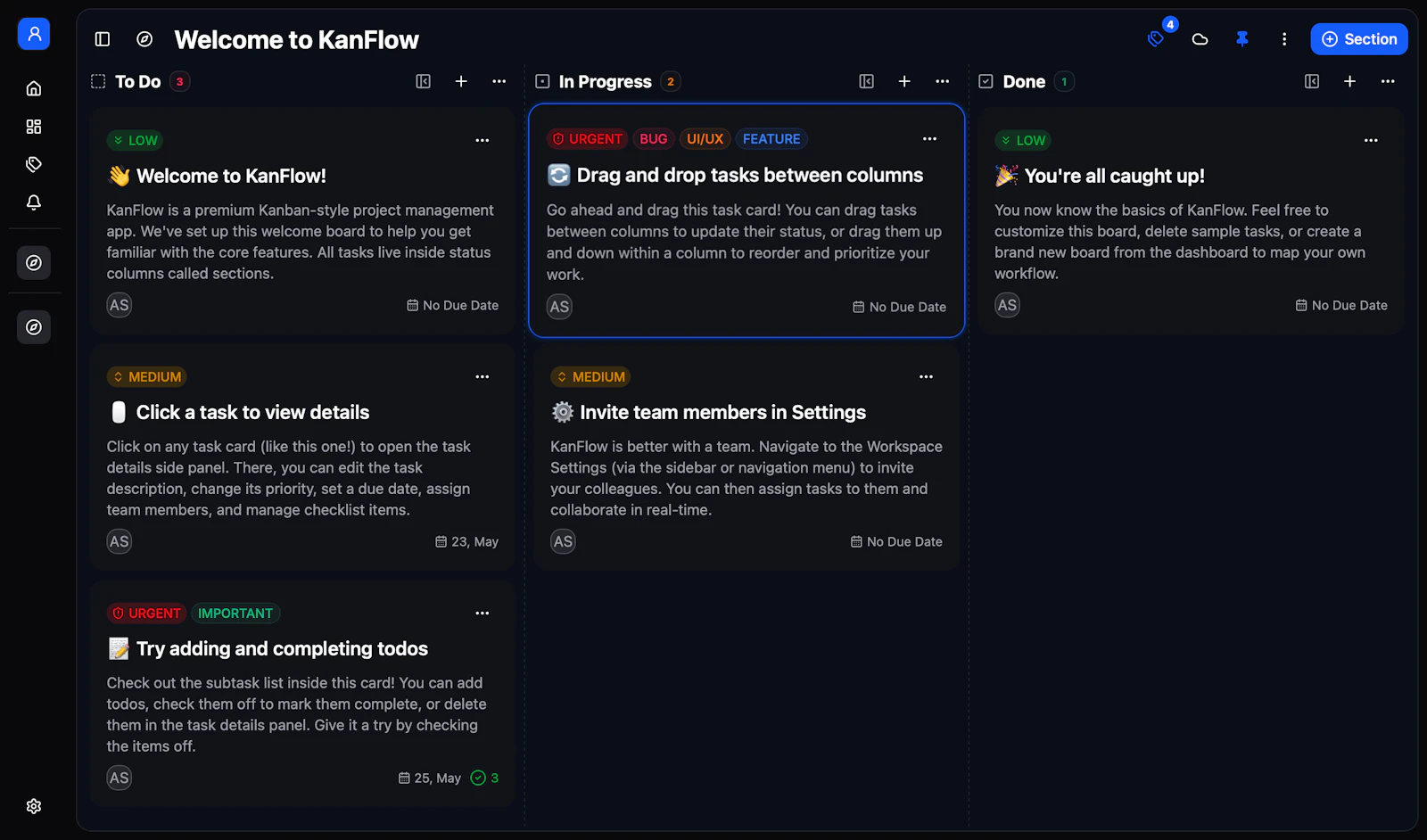 KanFlow: Powerful Visual Task Boards screenshot 3