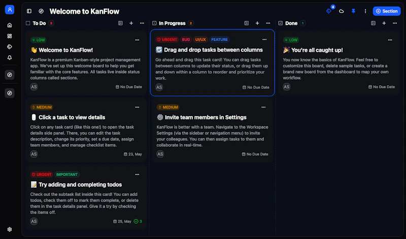 KanFlow: Powerful Visual Task Boards screenshot 3