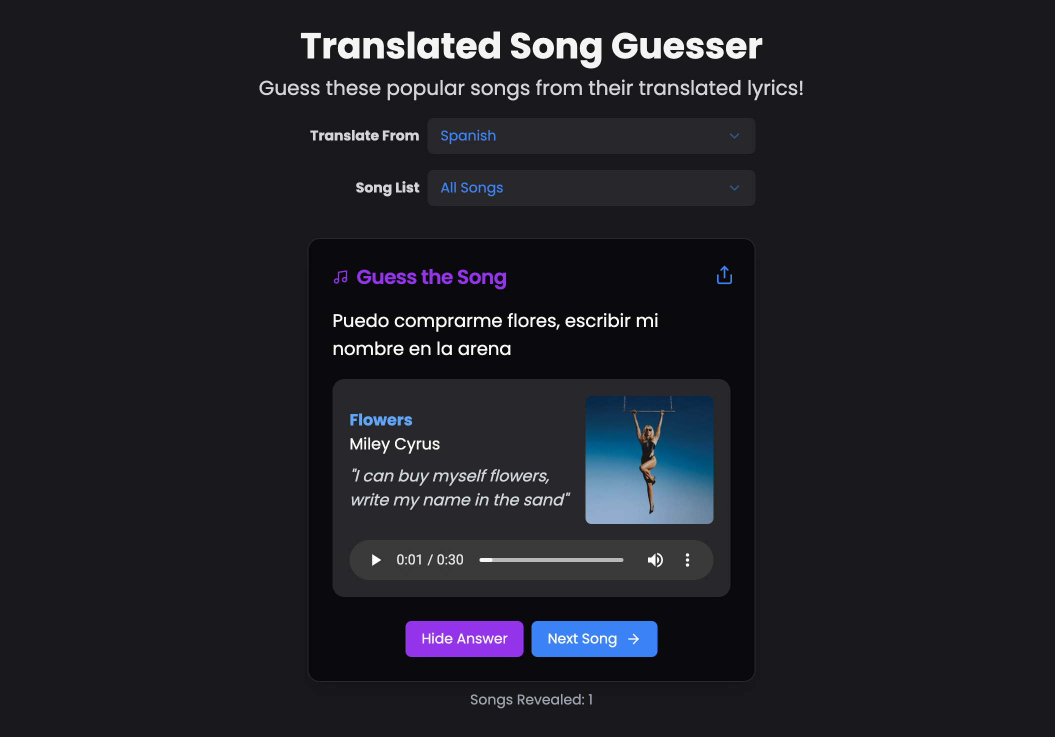 Media Penebang lagu yang diterjemahkan - Tebak lagu asal dari liriknya yang diterjemahkan 2