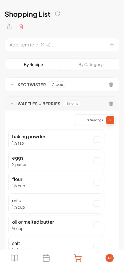 Recipe Chest screenshot