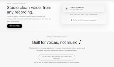 Diffio AI — Audio Restoration gallery image