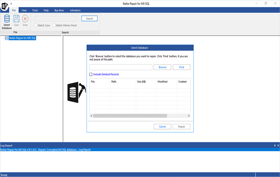 Stellaire reparatie voor MS SQL media 2