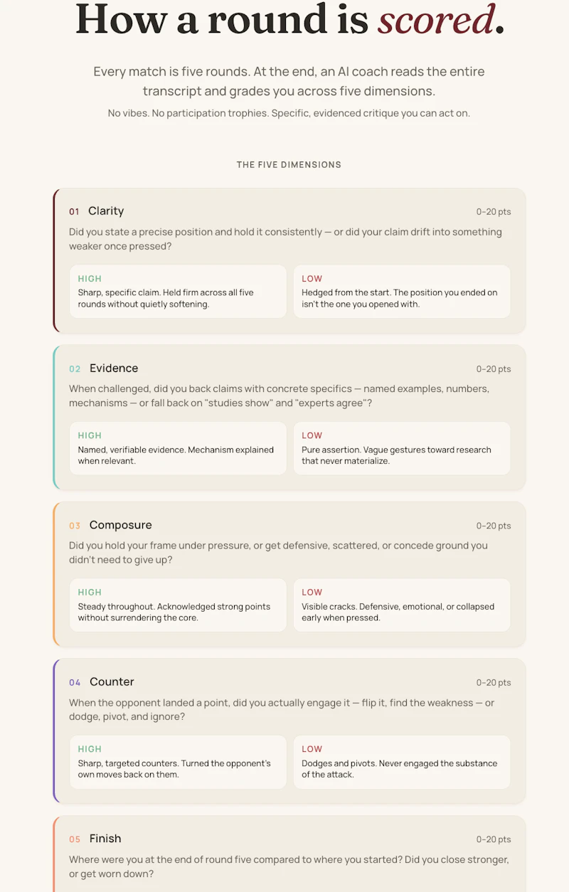 Spar — Train your thinking with AI screenshot 2