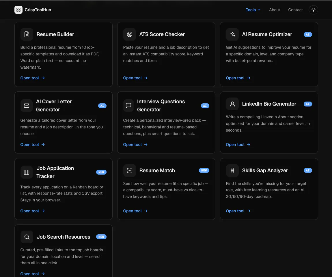 CrispToolHub gallery image