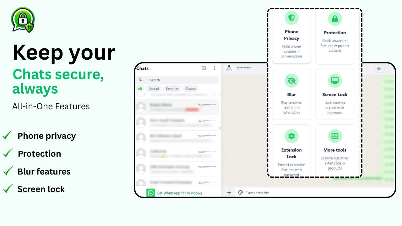 WhatsApp 웹의 개인 정보 확장 - WhatsApp 개인 정보를 향상시킵니다 미디어 5