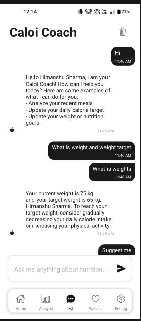 Caloi – AI Nutrition Coach . gallery image