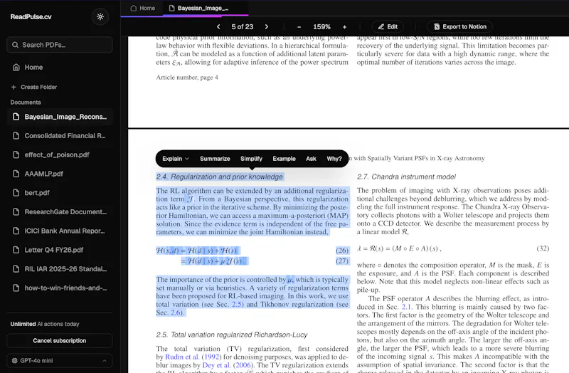 ReadPulse.cv screenshot 6