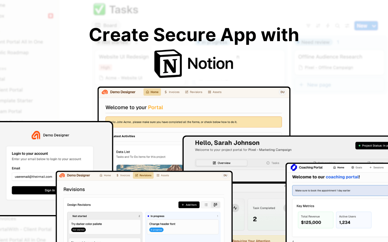 Portalwith - Main product screenshot demonstrating key features and user interface
