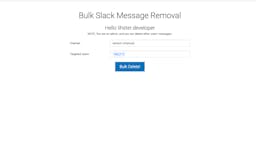 Bulk Slack Message Removal Extension media 2