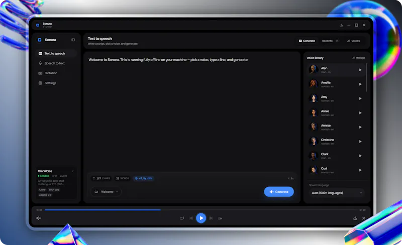 Sonora screenshot 1