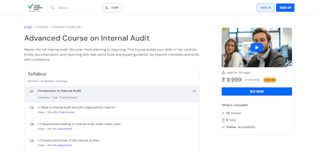 Advanced Course on Internal Audit gallery image