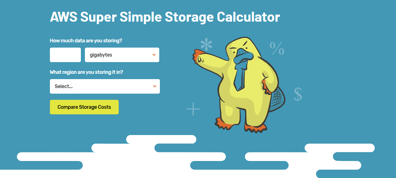 AWS Super Simple Storage Calculator gallery image