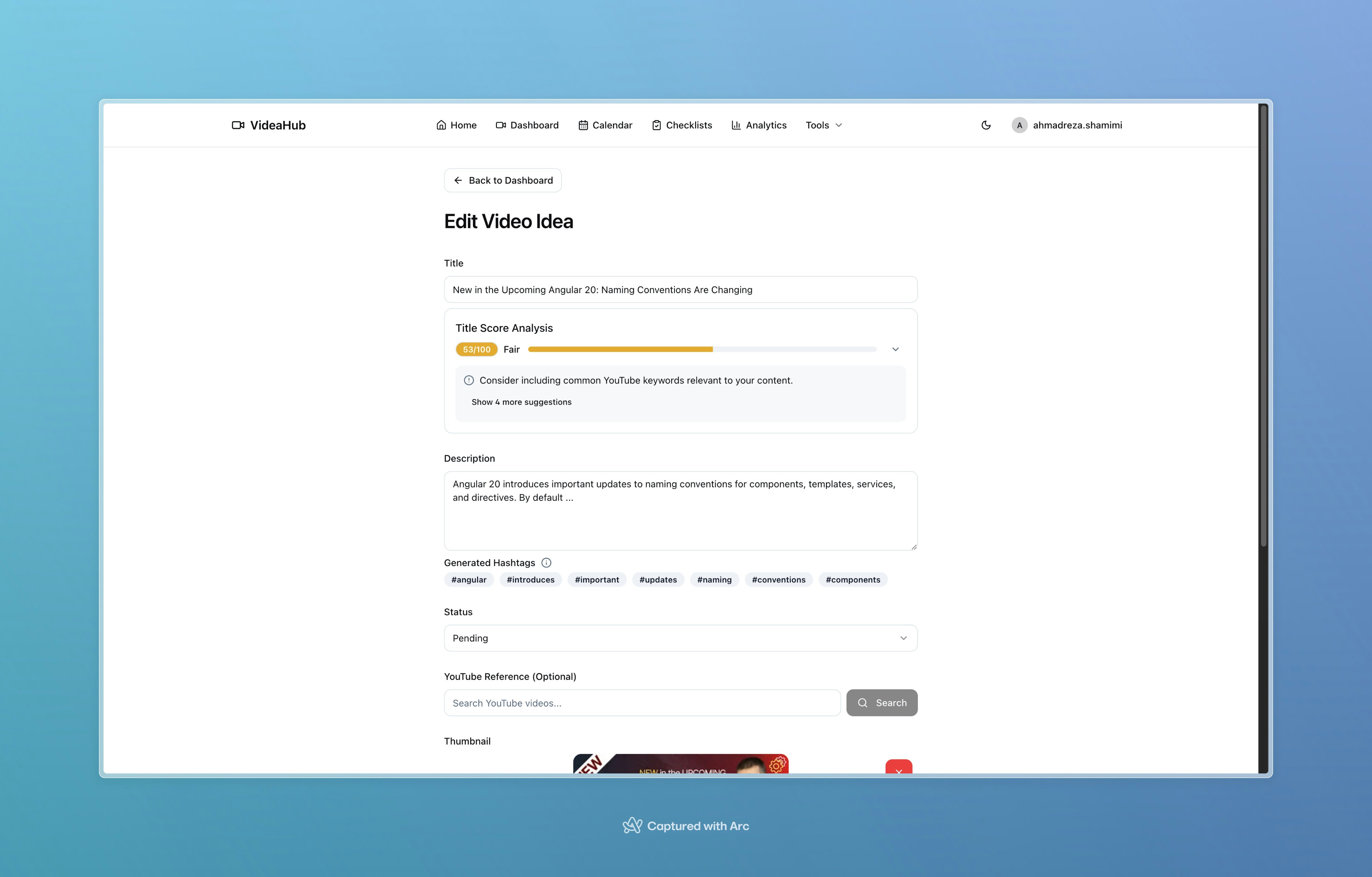videahub - จัดระเบียบแนวคิดวิดีโอของคุณด้วยความชัดเจนและวัตถุประสงค์ media 3