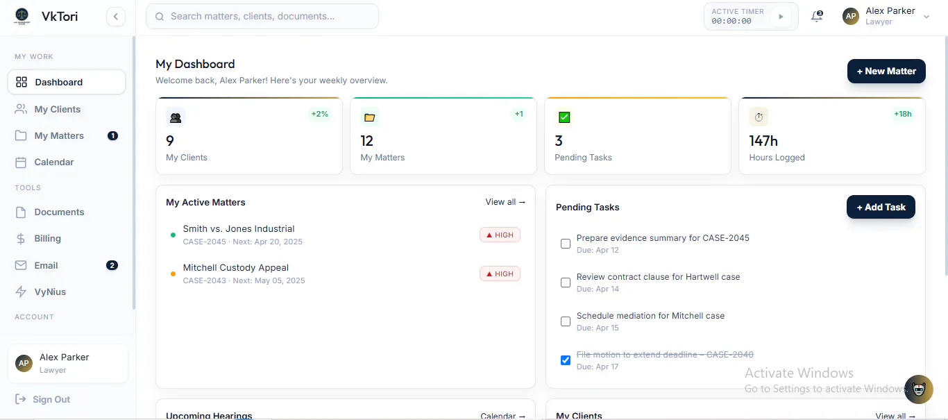 Legal Case Management gallery image