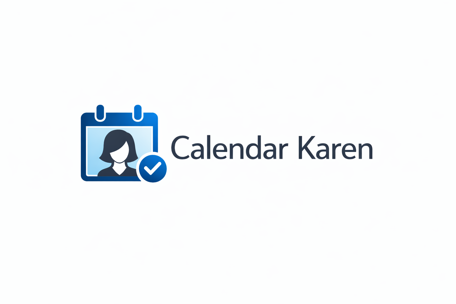 Calendar Karen - Product Hunt launch logo and brand identity