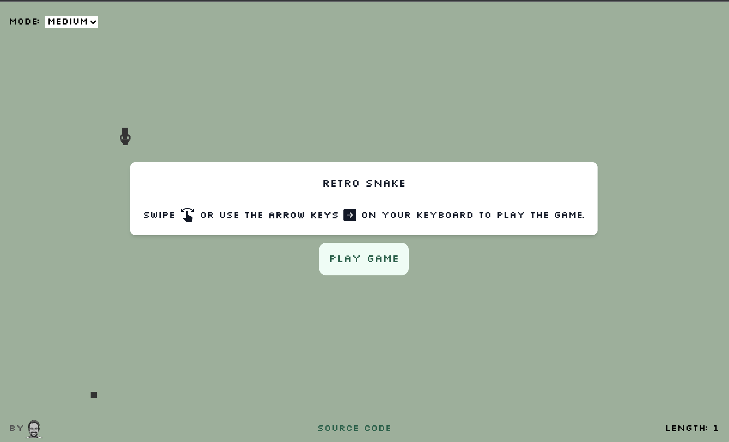 Retro Snake Game gallery image