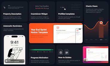 Year End Sprint Notion Template gallery image