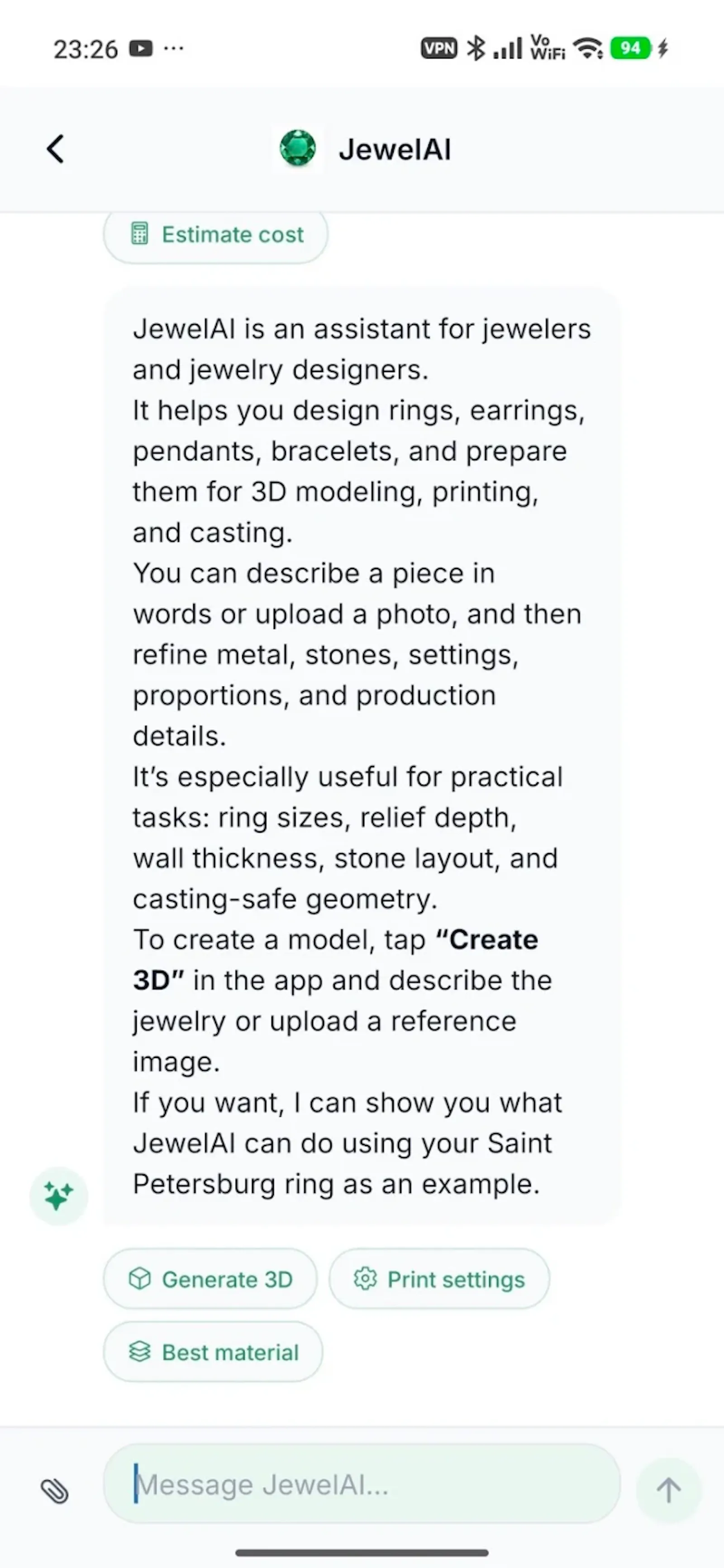 Jewel AI screenshot 5