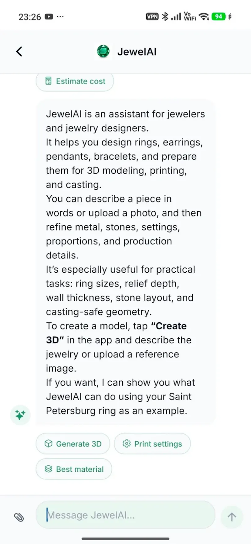 Jewel AI screenshot 5
