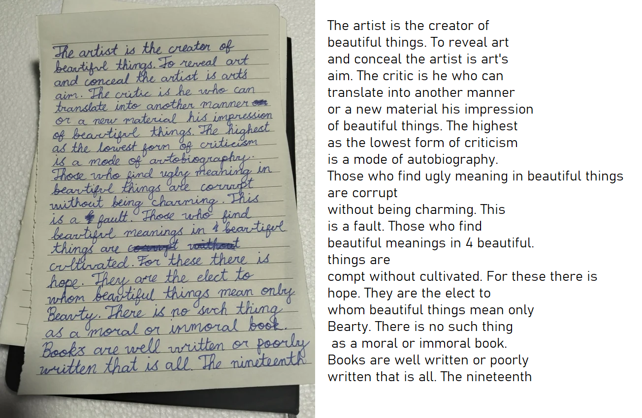 Handwriting to Text Converter gallery image