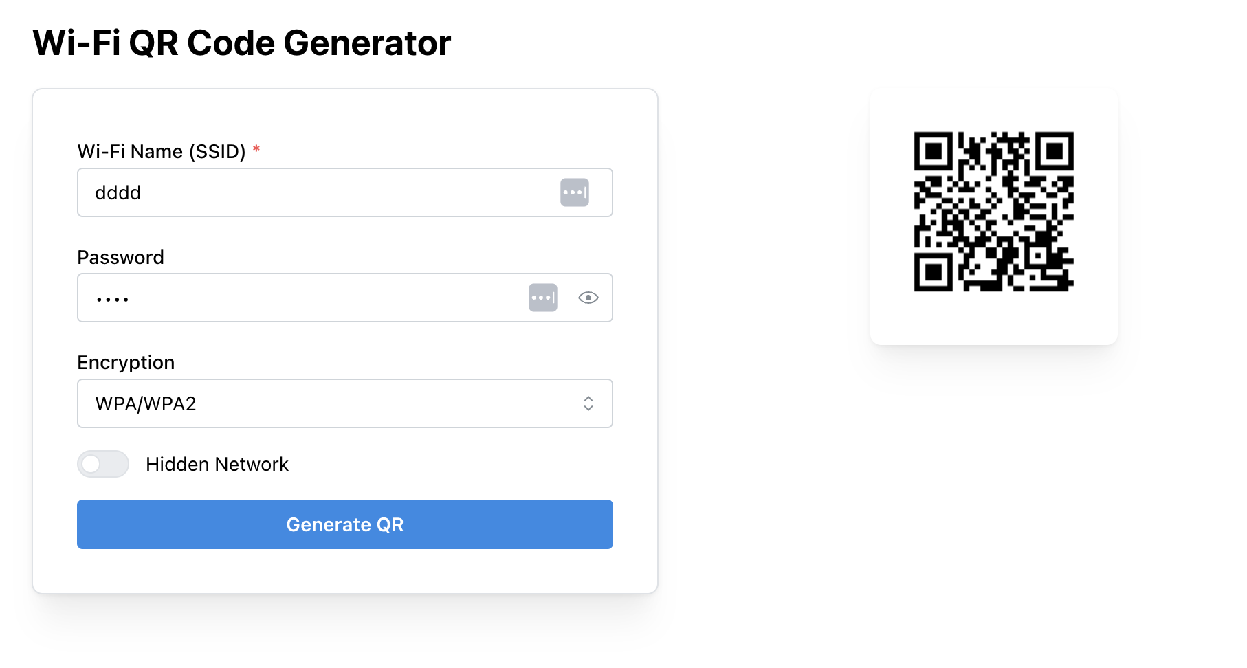 WiFi QR Code Generator gallery image