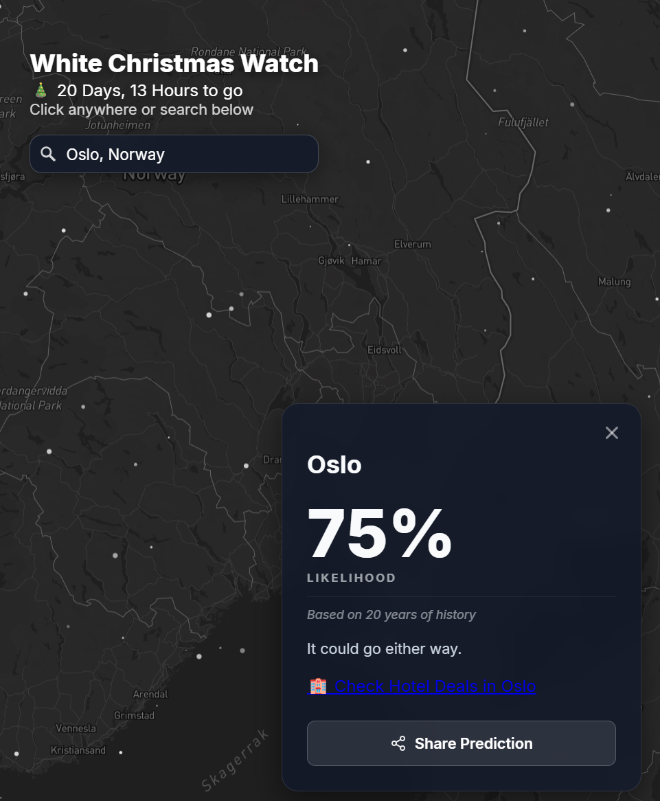 White Christmas Forecast 2025 gallery image