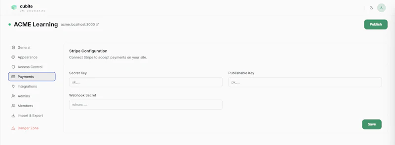 Cubite LMS screenshot 3