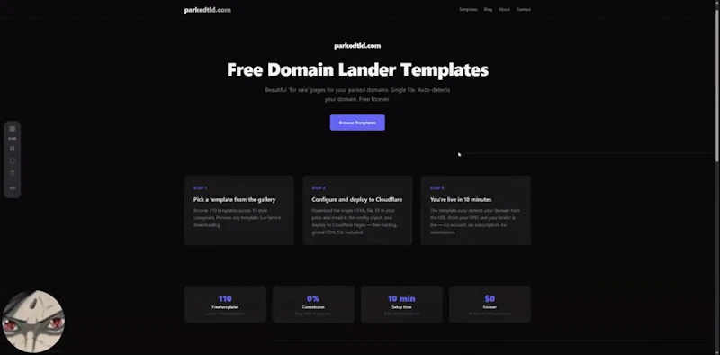 parkedtld.com screenshot 1 (video preview)