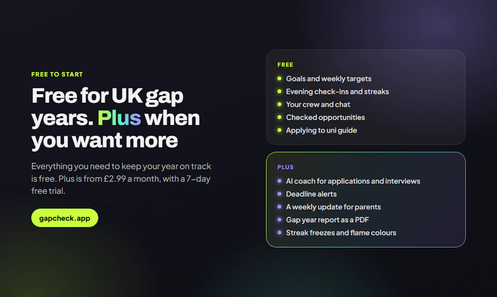 gapcheck screenshot 4