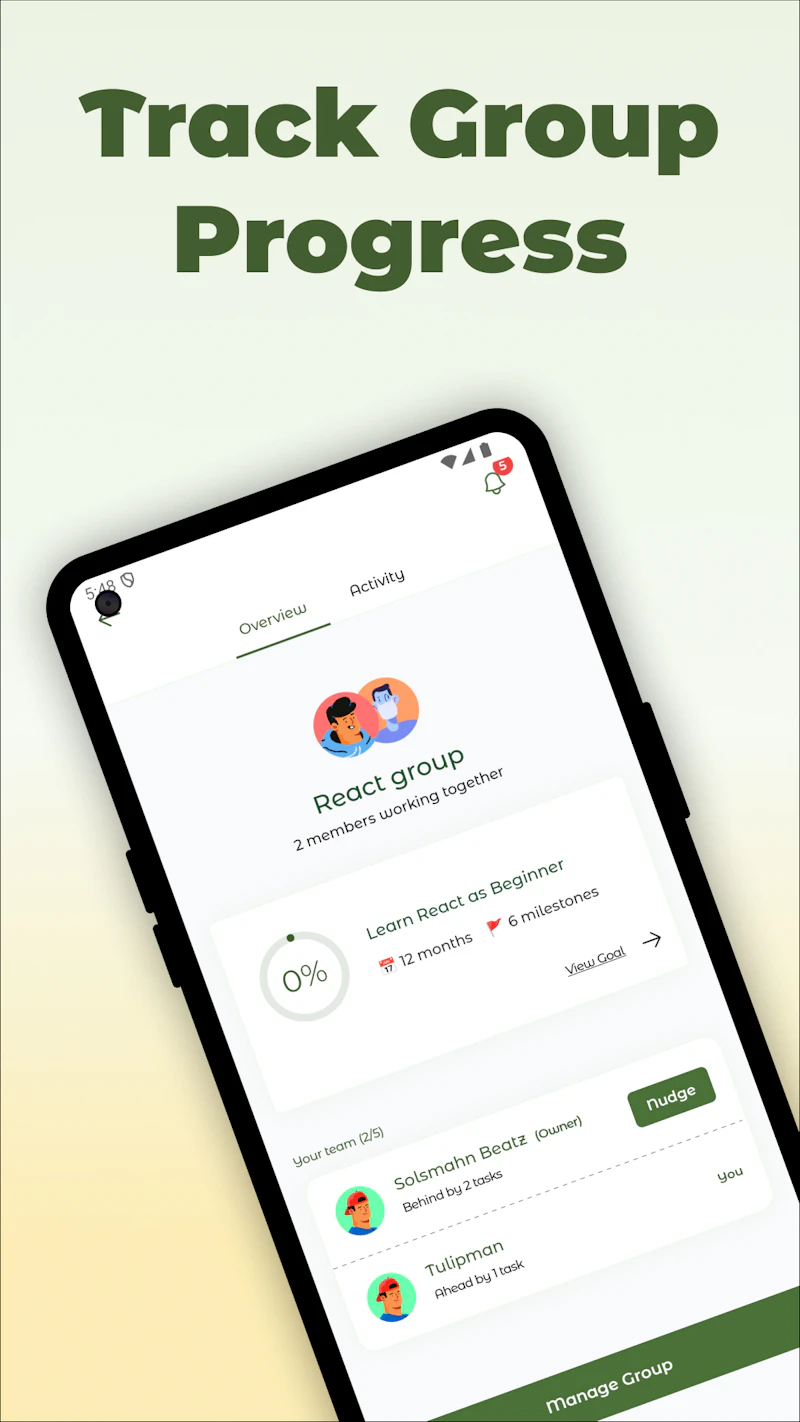 GoalPaddy: Accountability Groups screenshot 8