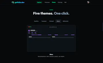 getfolio.dev gallery image
